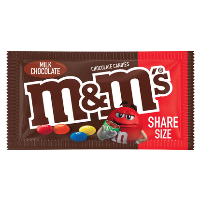 M&M's Milk Chocolate Candies Share Size 3.14oz