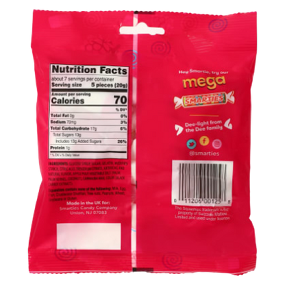 あめ  43856 Smarties Squashies Raspberry And Cream, 5oz – BevMo! Arizona