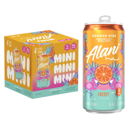 Alani Energy Orange Kiss 4pk 8.4oz Can – BevMo! Arizona