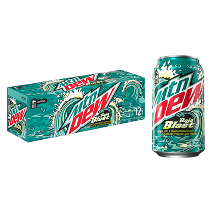 Mountain Dew Baja Blast 12pk 12oz Can
