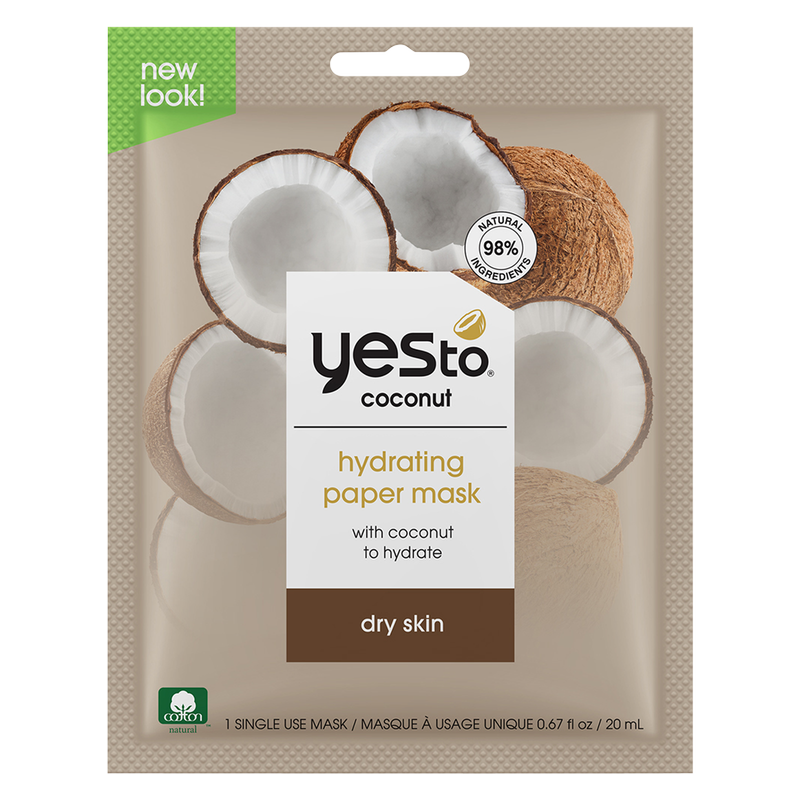 Yes To Coconut Hydrating Paper Mask 1ct