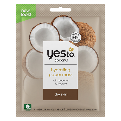 Yes To Coconut Hydrating Paper Mask 1ct