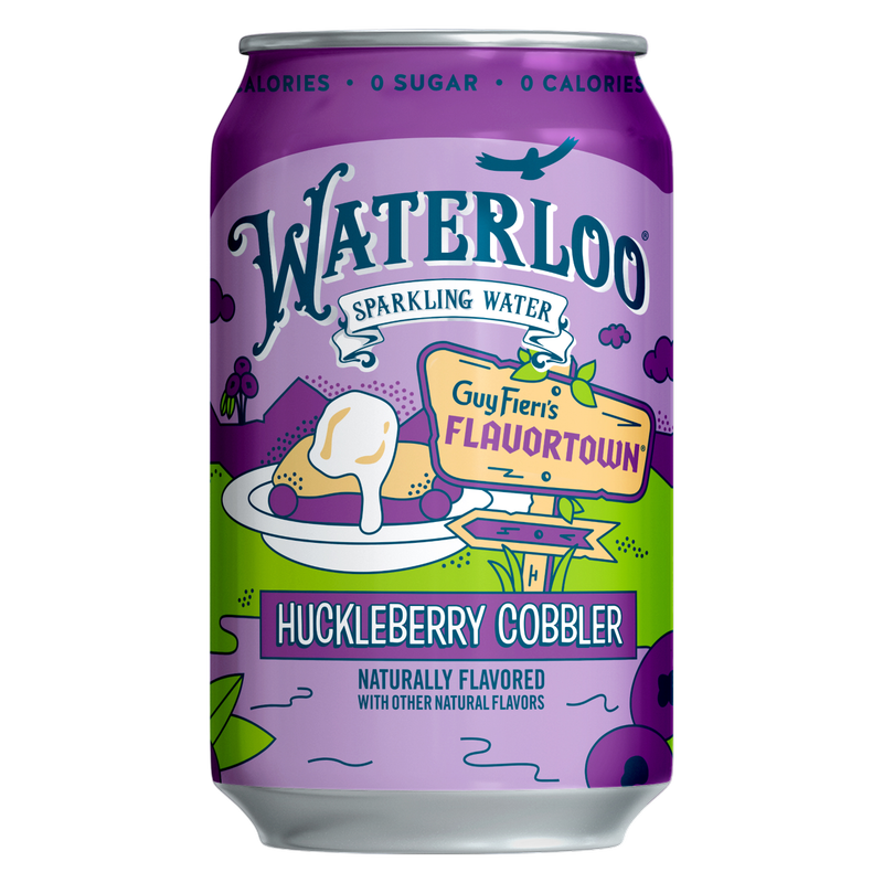 Waterloo Huckleberry Cobbler Sparkling Water 12pk 12oz Can – BevMo