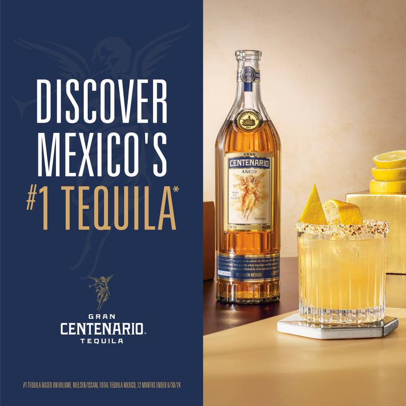 Gran Centenario Añejo with Two Ceramic Coasters Tequila 750ml (80 Proof)