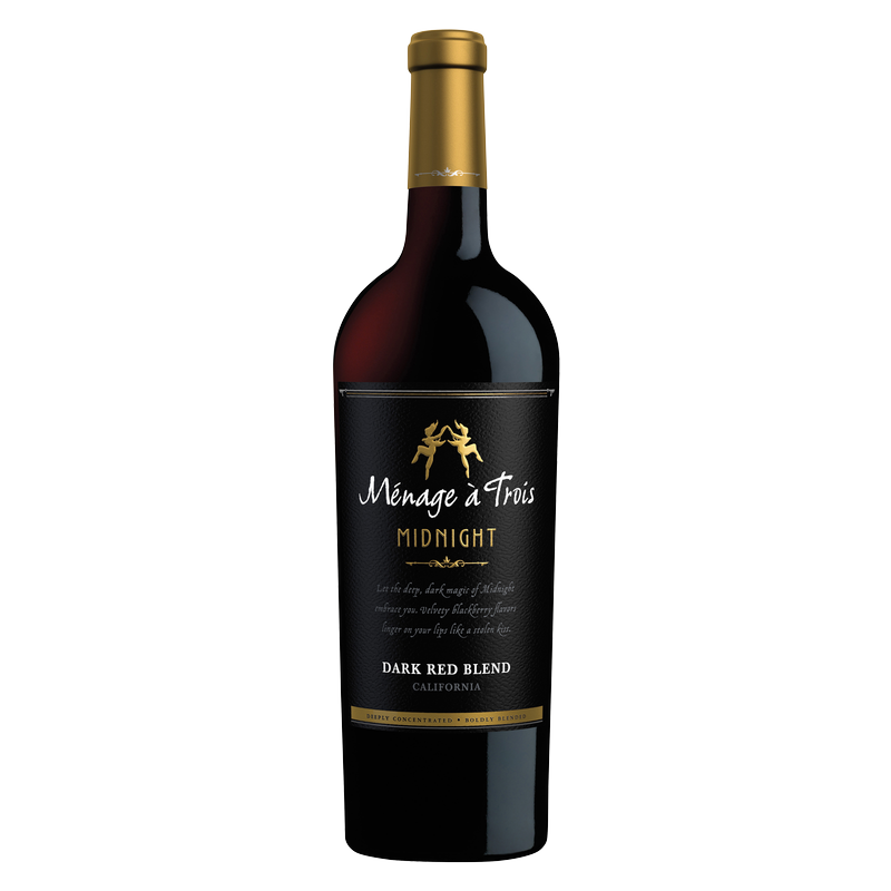 Menage a Trois Midnight Dark Red Blend 750ml