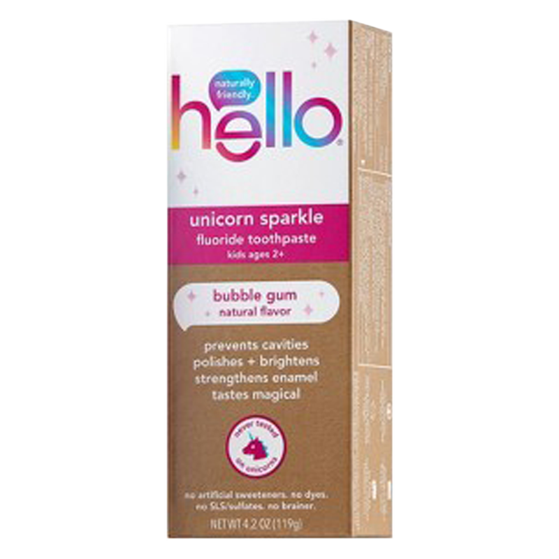 Hello Kids Unicorn Sparkle Fluoride Toothpaste 4.2oz