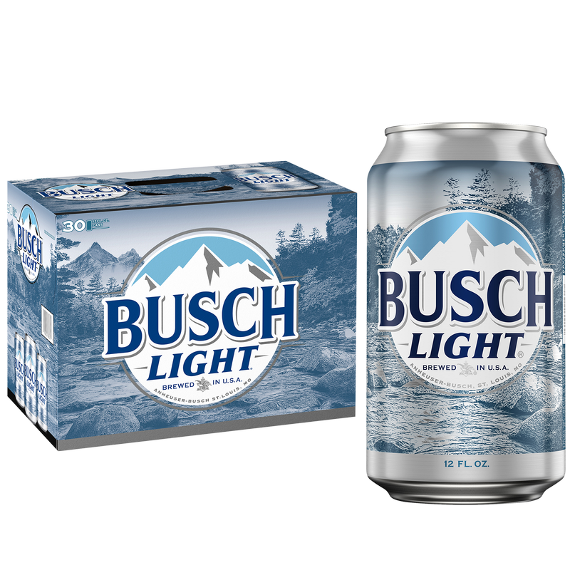 Busch Light 30pk 12oz Can 4.1% ABV