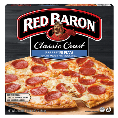 Red Baron Frozen Classic Crust Pepperoni Pizza 14in 20.6oz