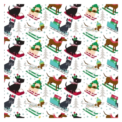 Doggin Down the Hill Wrapping Paper