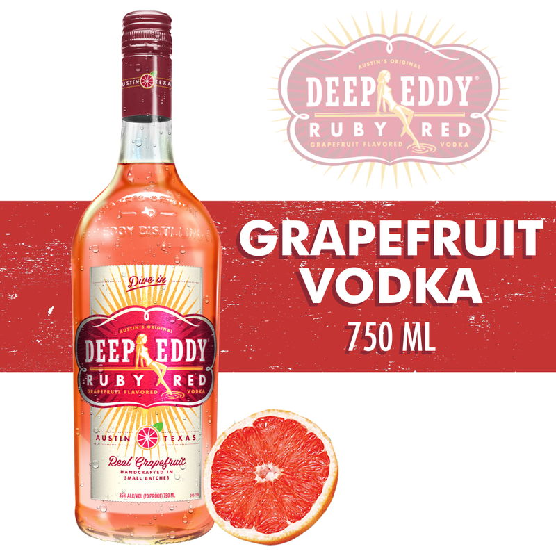 Deep Eddy Ruby Red Grapefruit Flavored Vodka