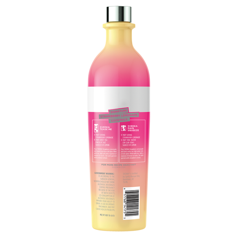 Svedka Strawberry Lemonade Vodka 750ml (70 Proof)