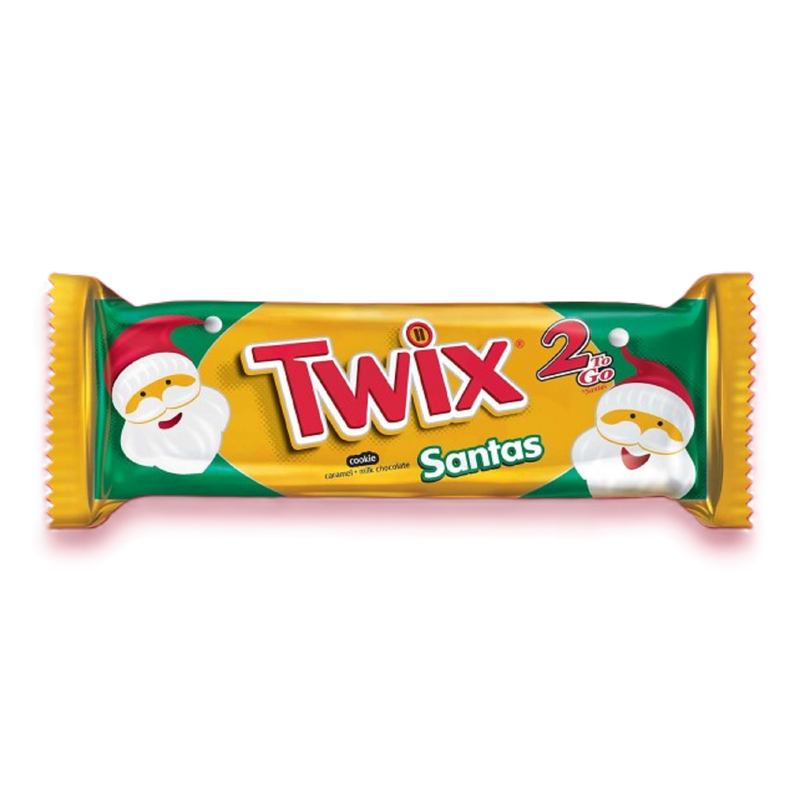 Twix Caramel Santa 2ct