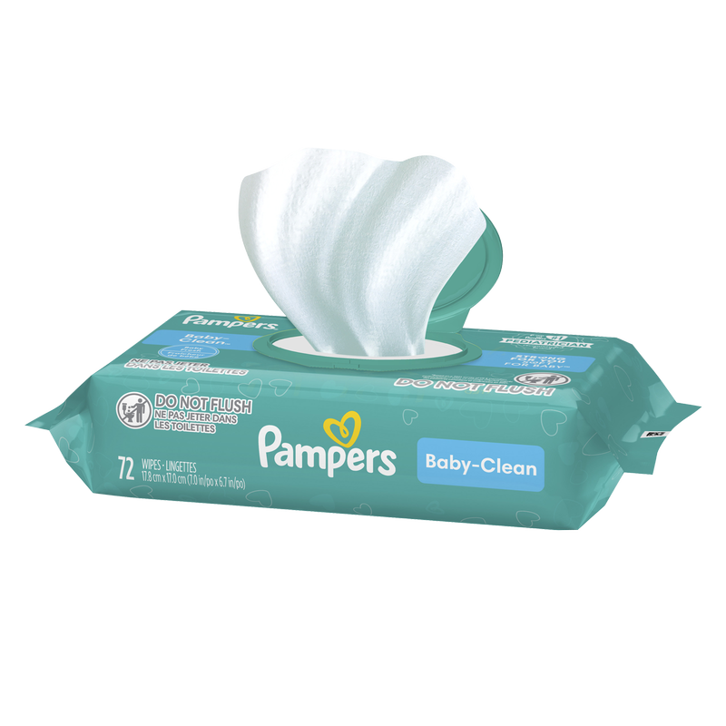 Pampers Complete Clean Unscented Baby Wipes Pouch 72ct