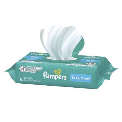 Pampers Complete Clean Unscented Baby Wipes Pouch 72ct