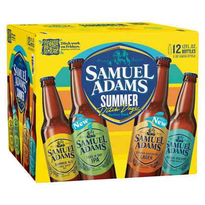 Sam Adams American Lager Variety 12pk 12oz Btl