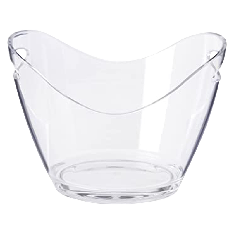 Ice Bucket Acrylic Clear "Wave"