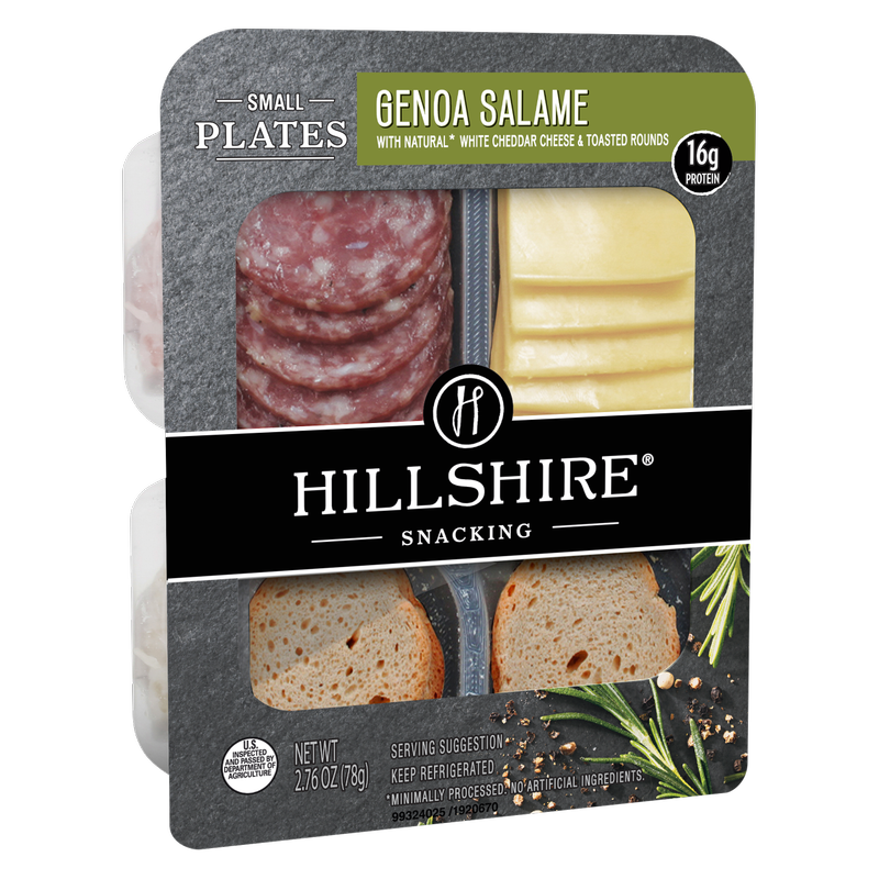 Hillshire Genoa Salame & Cheddar Cheese with Crackers - 2.76oz