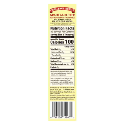 Challenge Salted Butter - 1lb/16oz