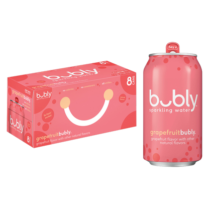 Bubly Grapefruit 8pk 12oz Can