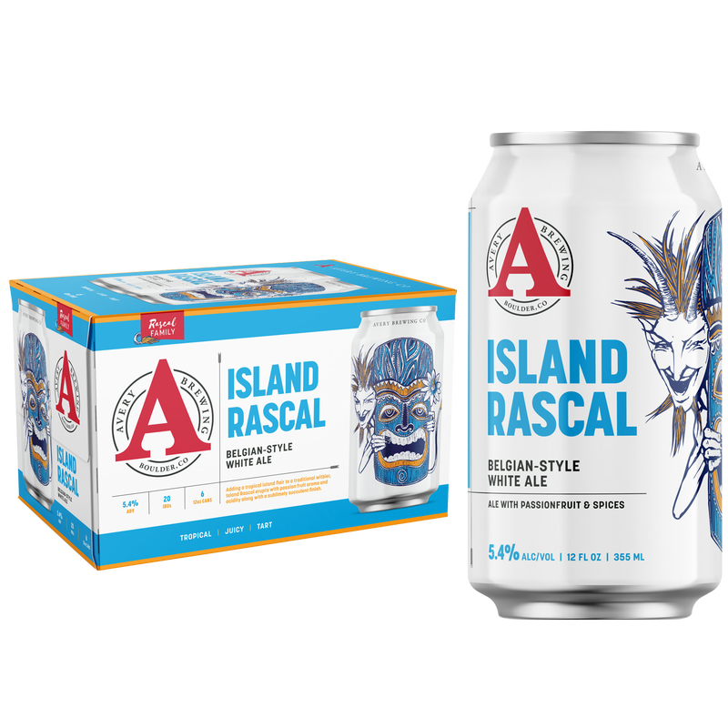 Island Rascal Avery Island Rascal 6pk 12oz Can 5.4% ABV Avery Island Rascal 6pk 12oz ...