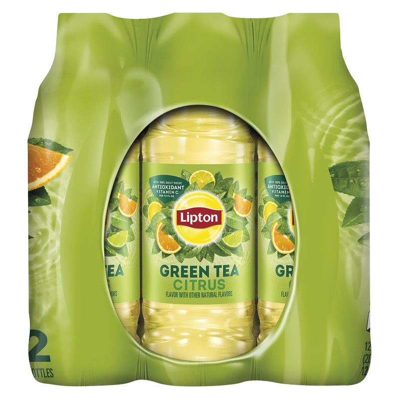 Lipton Iced Green Tea with Citrus 12pk 16.9oz Btl – BevMo! Arizona