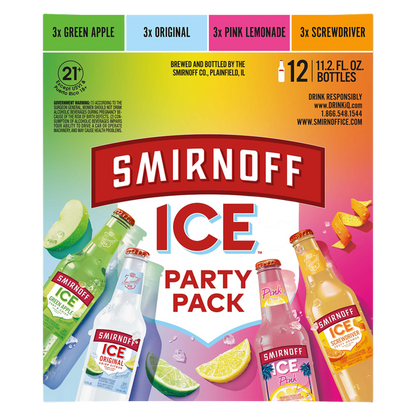 Smirnoff Cocktail Variety 12pk 11.2oz Btl