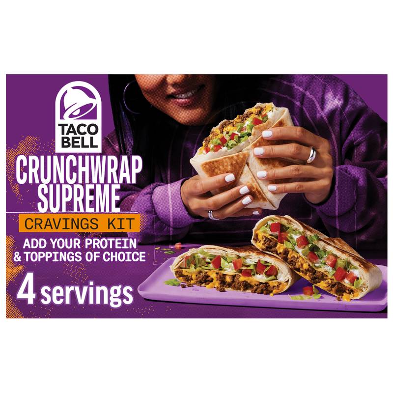 Taco Bell Crunchwrap Supreme Cravings Kit, 22.6oz