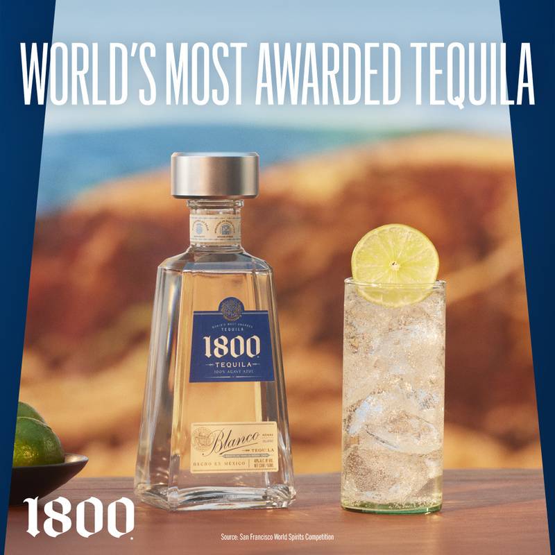 1800 Tequila Blanco 1.75L (80 Proof)