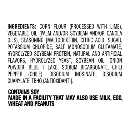 Takis Blue Heat Spicy Rolled Tortilla Chips Sharing Size Bag 9.9oz