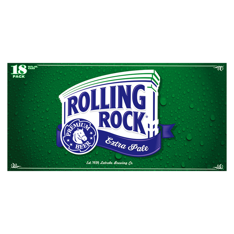 Rolling Rock 18pk 12oz Can 4.4% ABV