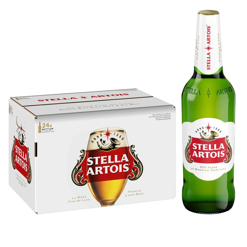 Stella Artois 24pk 11.2oz Btl 5.0% ABV