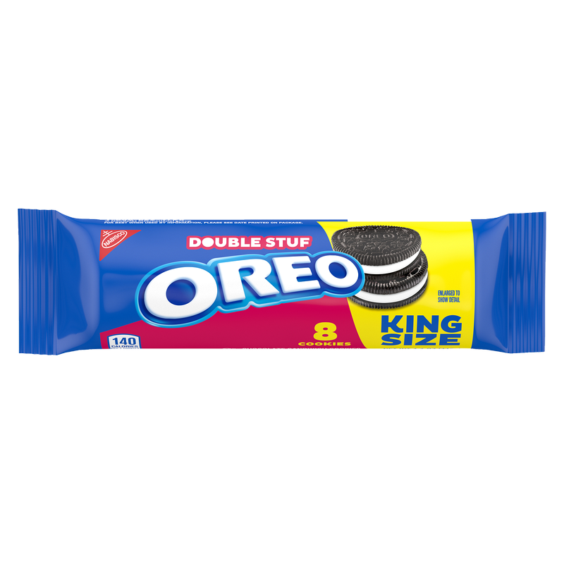 Oreo Double Stuf Chocolate Sandwich Cookies King Size 8ct