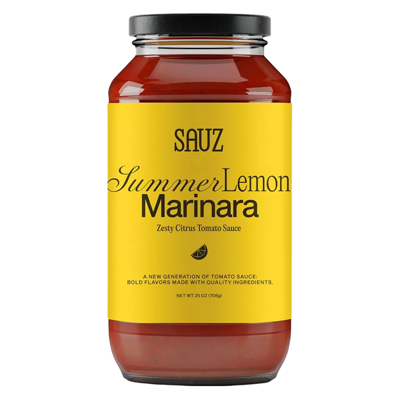 Sauz Summer Lemon Marinara Pasta Sauce, 25oz.