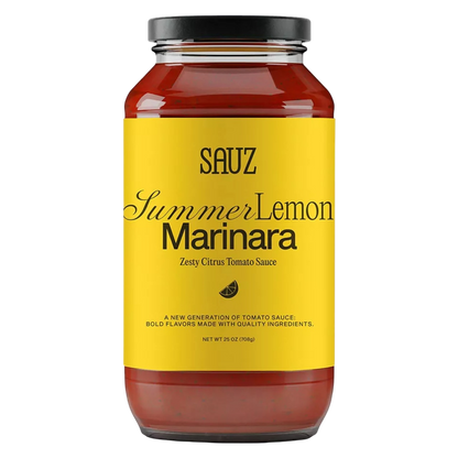 Sauz Summer Lemon Marinara Pasta Sauce, 25oz.