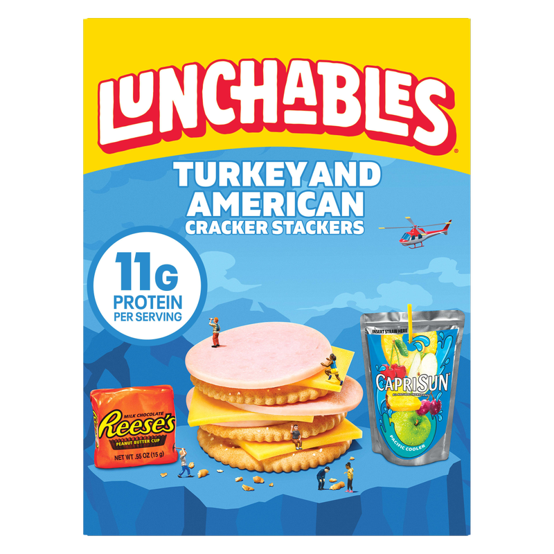 Lunchables Turkey & American Cheese Lunch Combinations with Capri Sun - 8.9oz