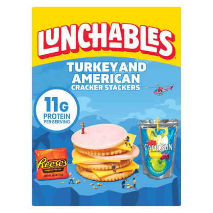 Lunchables Turkey & American Cheese Lunch Combinations with Capri Sun - 8.9oz