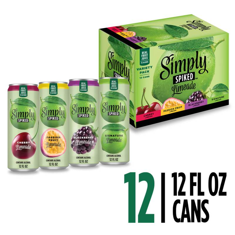 Simply Spiked Limeade Variety Pack 12pk 12oz Cans 5% ABV – BevMo