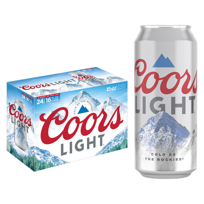 Coors Light 24pk 16oz Can 4.2% ABV