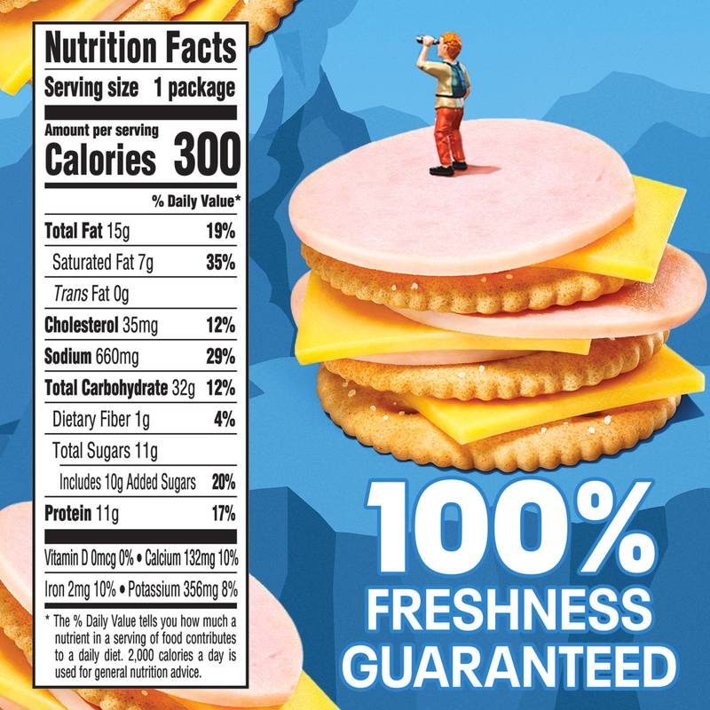 Lunchables Turkey & American Cheese Cracker Stackers with Chocolate Sandwich Cookies  - 3.2oz
