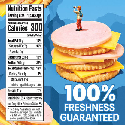 Lunchables Turkey & American Cheese Cracker Stackers with Chocolate Sandwich Cookies  - 3.2oz