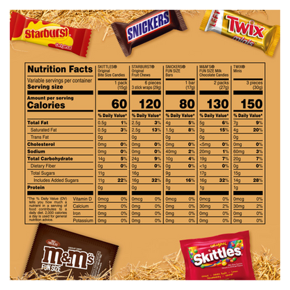 Mars Chocolate & Fruity Favorites Variety Mix Stand-up Pouch 160ct