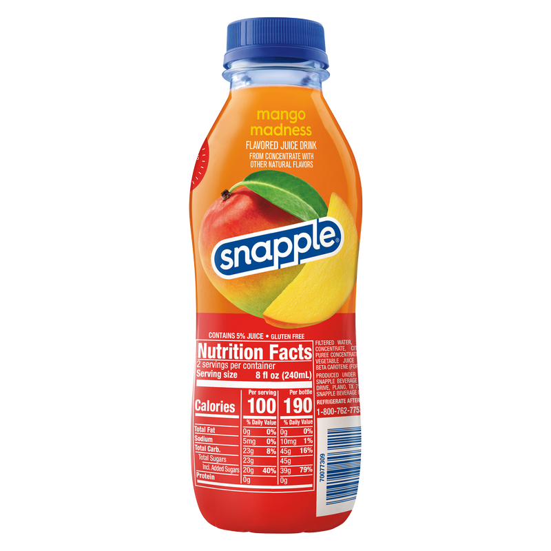 Snapple Mango Madness 16oz Btl