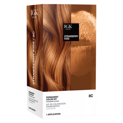 IGK PERMANENT COLOR KIT EXTENSION- Strawberry Kiss 8C