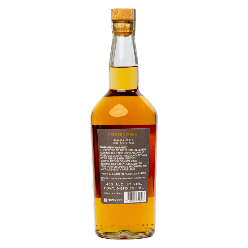 Primera Mano Tequila Anejo 750ml (80 Proof) – BevMo! Arizona