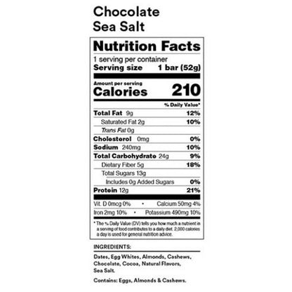 RXBar Chocolate Sea Salt Protein Bar 1.83oz