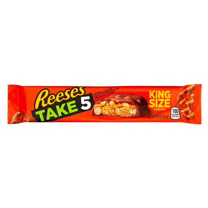 Reese's Take 5 Chocolate Peanut Butter Bar King Size 3.1oz