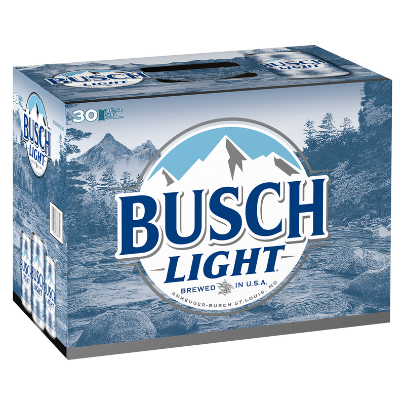 Busch Light 30pk 12oz Can 4.1% ABV