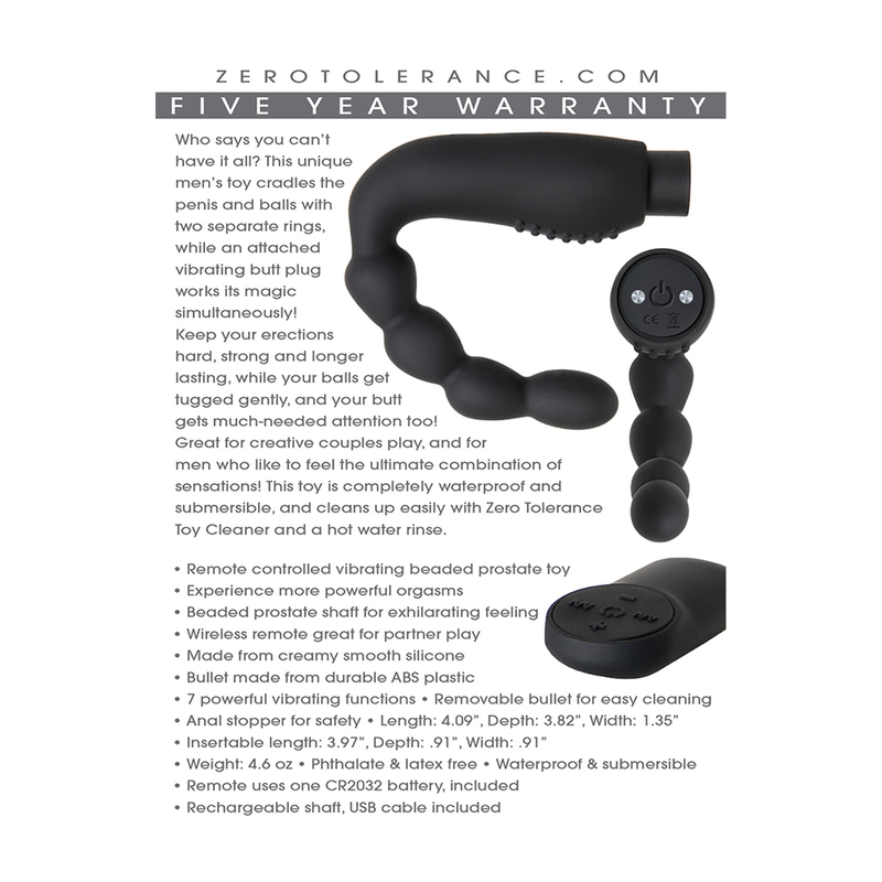 Zero Tolerance The Emperor Remote Control Vibrating Prostate Toy BevMo! Arizona Zero Tolerance The Emperor Remote Control Vibrating Prostate Toy BevMo! Arizona