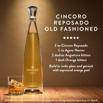 Cincoro Reposado Tequila 750ml (80 proof)