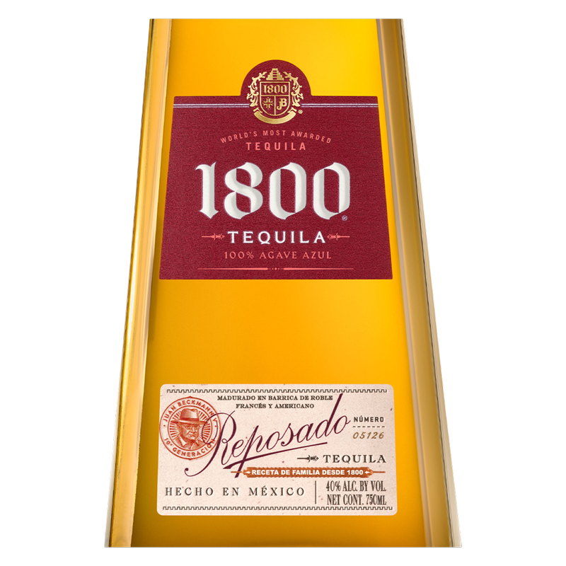 1800 Tequila Reposado 750ml (80 Proof)